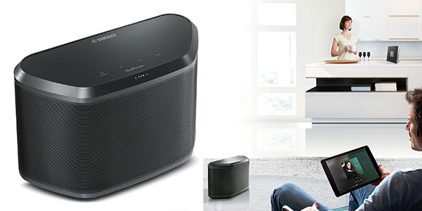 Altavoz Yamaha WX-030 streaming Bluetooth de color negro 