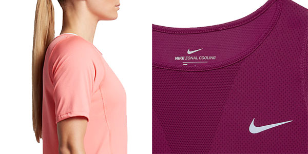 Chollazo camiseta manga corta para mujer running Zonal Cooling Relay en Nike Store
