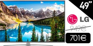Smart TV LG 49UJ670V UHD 4K HDR de 49"