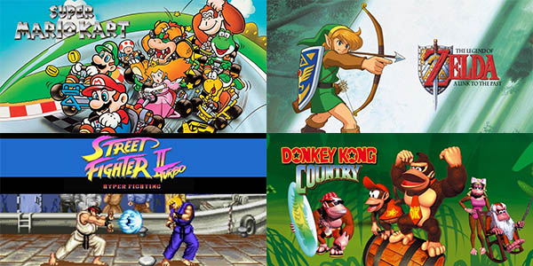 Juegos incluidos Super Nintendo Classic Mini