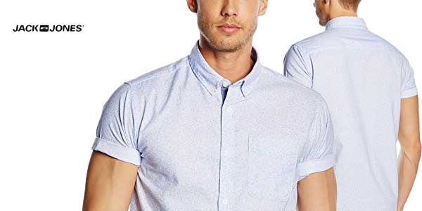 Camisa manga corta para hombre david de jack & Jones chollo en Amazon