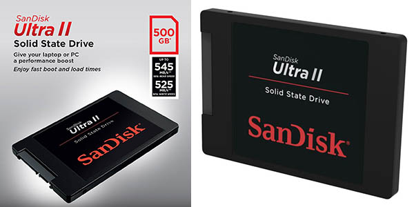 Disco SanDisk Ultra II SSD de 500 GB