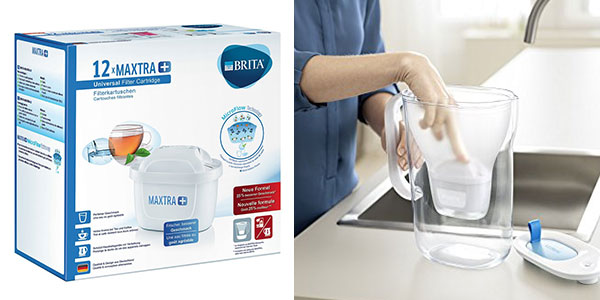 Pack de 12 filtros de agua 100 l para Britta Maxtra+ al mejor precio