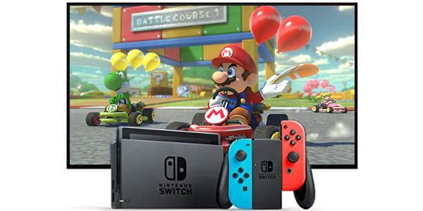 Pack Nintendo Switch + Mario Kart 8 Deluxe + 3 meses de Switch Online barato