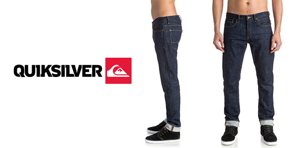 Pantalón Quiksilver Distorsion Rinse slim fit jeans para hombre muy barato