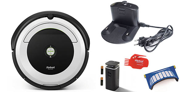 aspirador Roomba 691 con App para smartphone y virtual wall