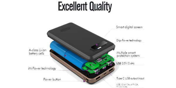 Batería externa portátil Qualcomm Quick 3.0 chollo en Amazon