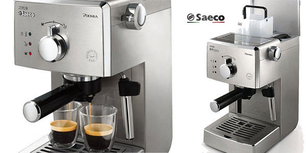 Máquina de café express Saeco Poemia Inox HD8427/11 chollo en Amazon