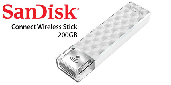 Pendrive inalámbrico SanDisk Connect Wireless Stick de 200 GB