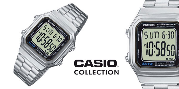 Reloj de pulsera Casio Collection A178WEA-1AES unisex barato