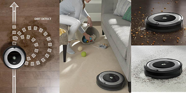 robot inteligente Roomba 691 con sensores de suciedad oferta