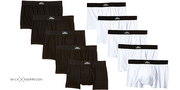 Conjunto 5 Bóxer para hombre Mick Morrison multicolor chollo en Amazon
