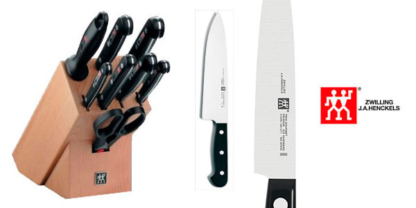 Set de cuchillos Zwilling Twin Gourmet 9 piezas rebajados en Amazon