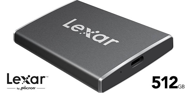 Disco SSD portátil Lexar SL100 de 512 GB