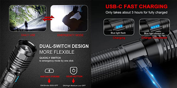 Linterna LED Gearlite en oferta