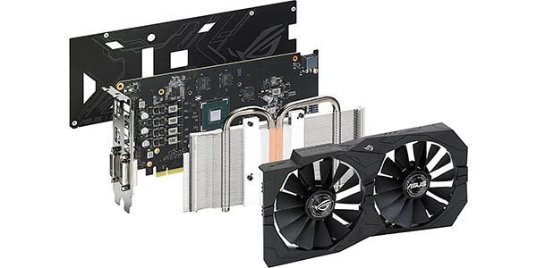 Asus Strix NVIDIA GeForce GTX 1050 Ti de 4 GB barata