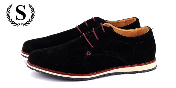 Zapatos Sotoalto de piel para hombre modelo Madrid baratos en eBay
