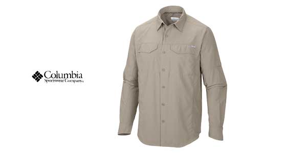Camisa Columbia Silver Ridge Long Sleeve Shirt para hombre chollo en Amazon