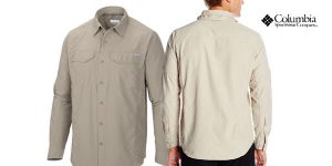 Camisa Columbia Silver Ridge Long Sleeve Shirt para hombre chollazo en Amazon
