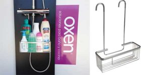 Cesta Portagel de ducha y bañera sin taladros OXEN Garcia chollo en Amazon