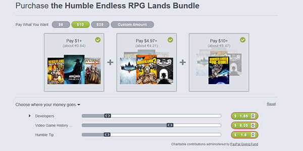 Comprar Humble Endless RPG Lands Bundle