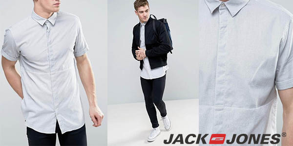Jack & Jones Core camisa para hombre de diseño casual chollo