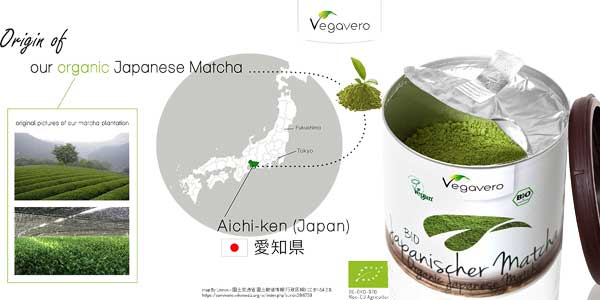 Bio té verde Matcha Japonés Vegavero de calidad Premium chollazo en Amazon