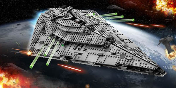 Nave espacial Lego Star Wars destructor de la primera orden a partir de 9 años