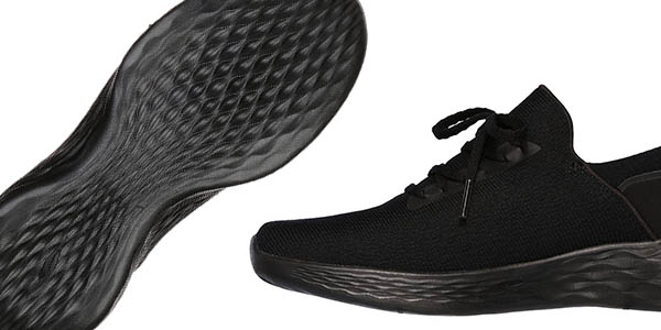 Skechers You-Inspire en color negro zapatillas con ajuste tipo calcetín chollo