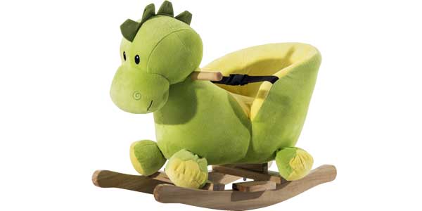 Caballito balancín dinosaurio de peluche con cinturon (niños +18 meses) chollo en eBay