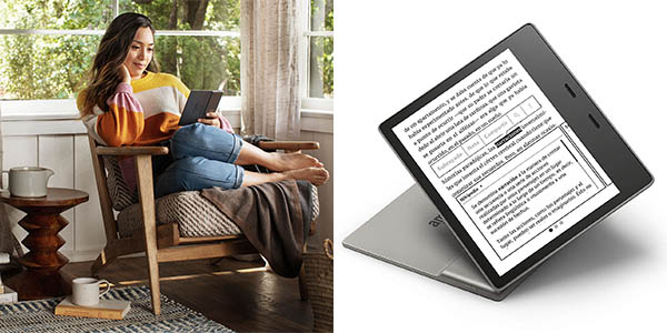 Kindle Oasis de 7" con luz cálida ajustable barato