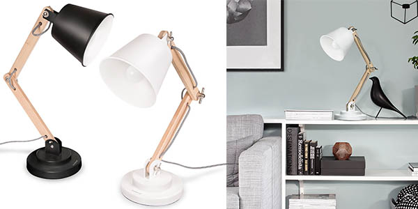 lámpara Tomons con brazo ajustable y diseño elegante barata