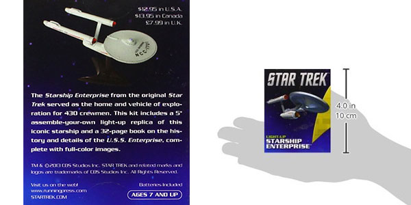 Nave Enterprise de Star Trek en miniatura al mejor precio