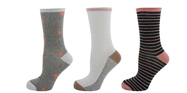 Pack de 6 calcetines Tom Franks para mujer chollo en Amazon 