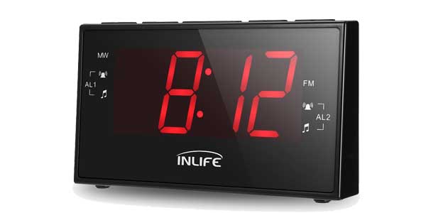 Radio Reloj Digital INLIFE con Gran Pantalla LCD chollo en Amazon 