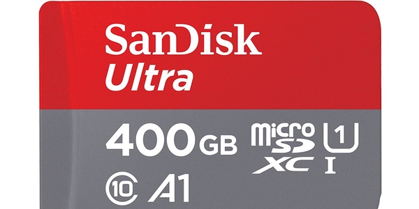 Tarjeta microSDXC SanDisk Ultra de 400 GB A1