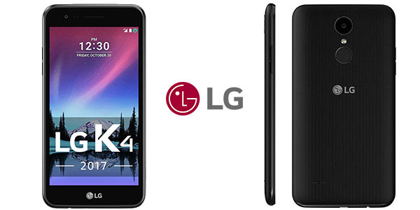 Smartphone LG K4 2017 con 8 GB de ROM y 5 megapíxeles