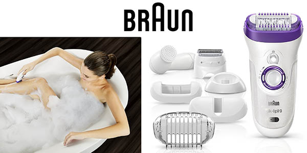 Braun Silk-épil 9 9-579 depiladora eléctrica accesorios y cepillo facial oferta