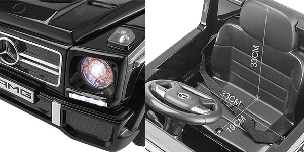 coche infantil automático elementos seguridad Mercedes Benz AMG G65 barato