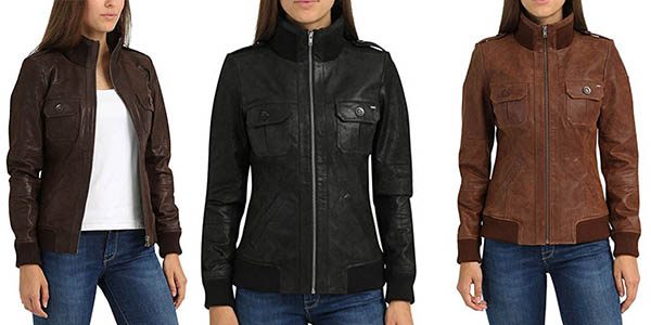 Desires Fame chaqueta de cuero para mujer oferta flash Amazon