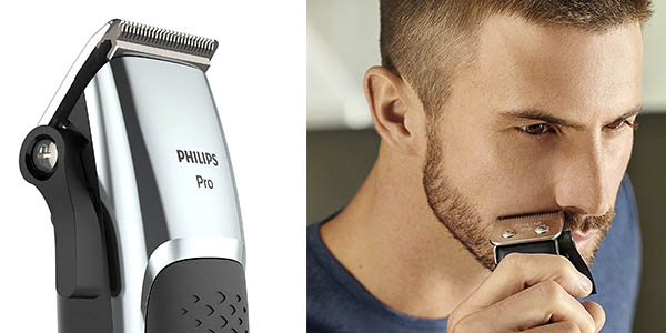 máquina cortapelos y barba con 7 peines guía Philips Series 500 HC5100/15