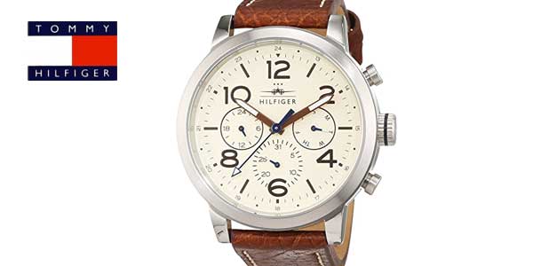 Tommy Hilfiger 1791230 – Reloj analógico de cuarzo con correa de cuero para hombre barato en Amazon Moda
