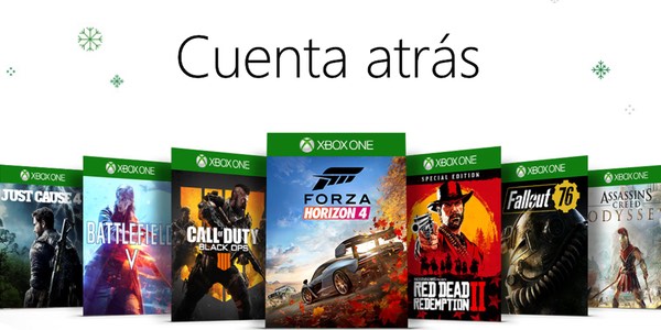 Ofertas en juegos de Xbox Navidad 2018