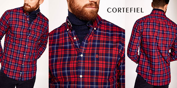 Camisa Cortefiel 7322739 de algodón para hombre