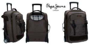 Maleta híbrida Pepe Jeans Army mochila trolley de 41.8 Litros barata en Amazon España