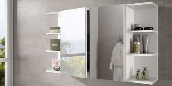 Mueble de baño Arkitmobel K-60 305083BO de 2 puertas con espejo barato en eBay España 