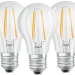 Pack x3 bombillas LED Osram E27 de filamentos