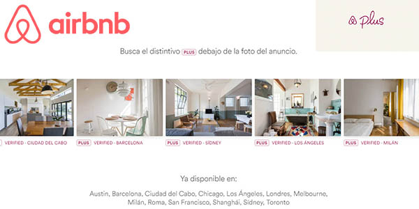 Airbnb Plus alojamientos con calidad verificada febrero 2018