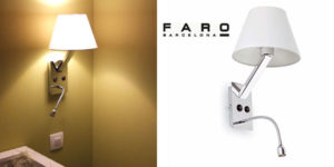 Aplique cabezal de cama Faro Barcelona MOMA 68506 barato