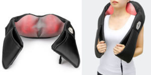masajeador cervical naipo shiatsu con 8 nodos